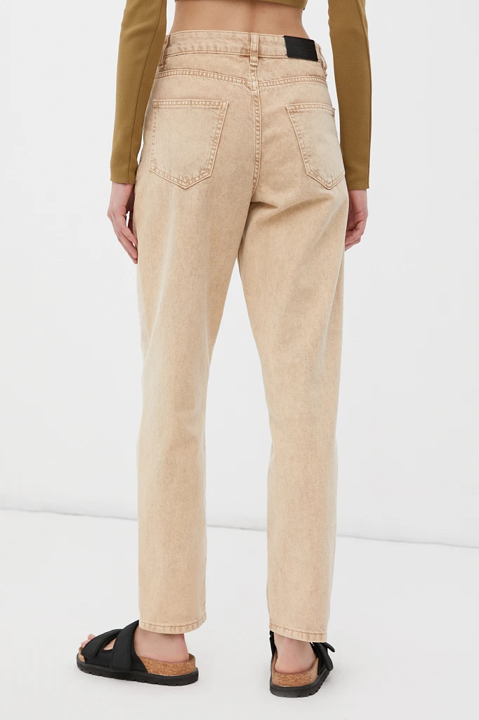 Джинсы tapered fit женские, Модель FAB15003, Фото №4