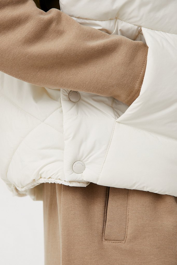Укороченный женский жилет фасона oversize, Модель FAB110110, Фото №5
