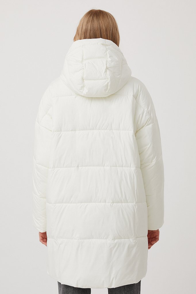Пальто утепленное силуэта трапеция, Модель FAB110151, Фото №5
