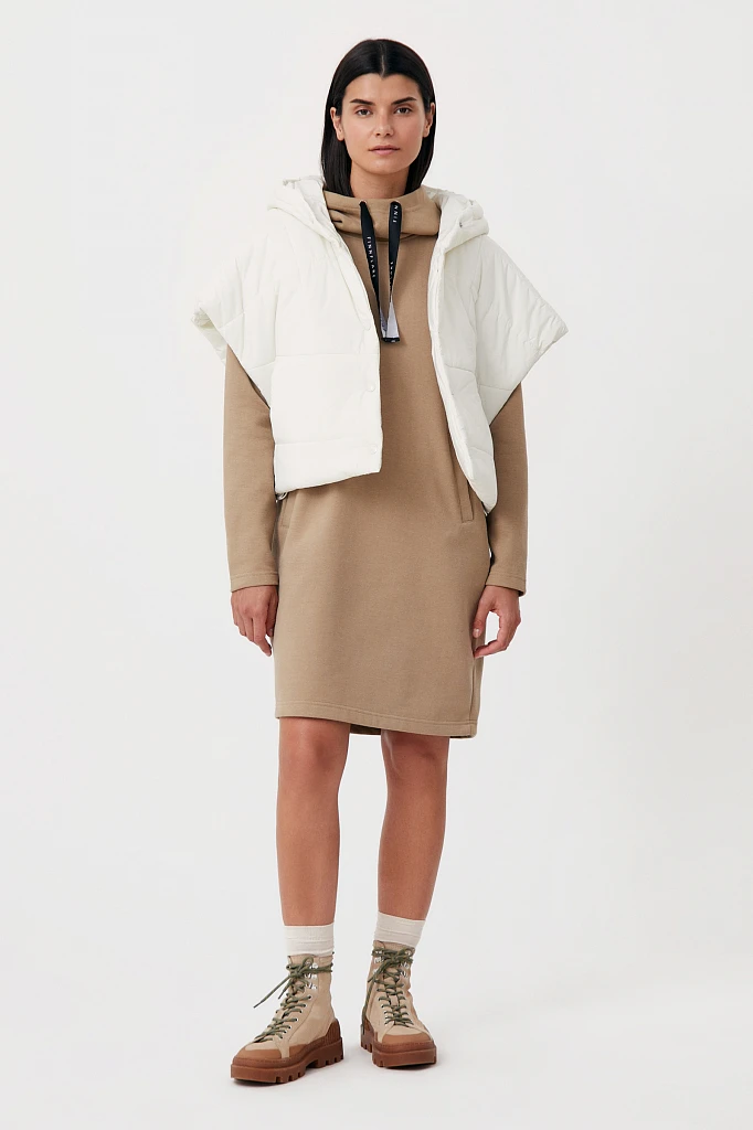 Укороченный женский жилет фасона oversize, Модель FAB110110, Фото №2