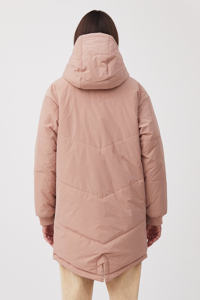 Пальто утепленное прямого силуэта, Модель FAB110102, Фото №5