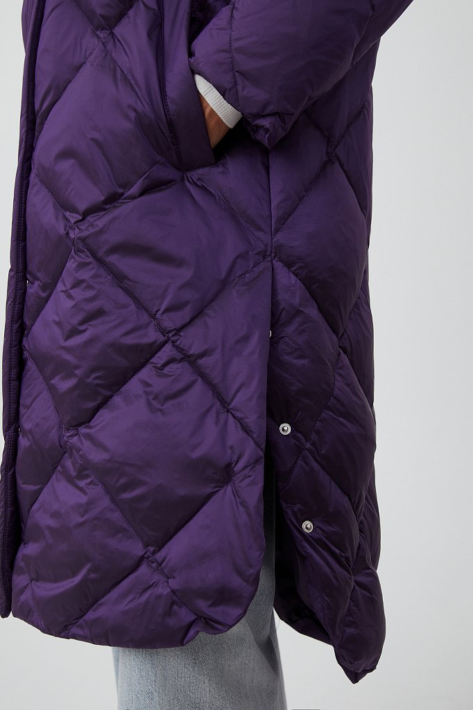 Пальто с натуральным пухом, Модель FAB11052, Фото №7