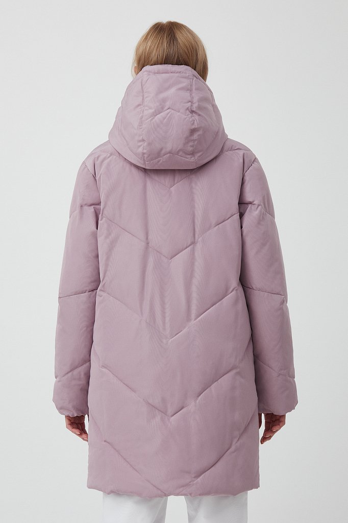 Пальто утепленное прямого силуэта, Модель FAB11013, Фото №5