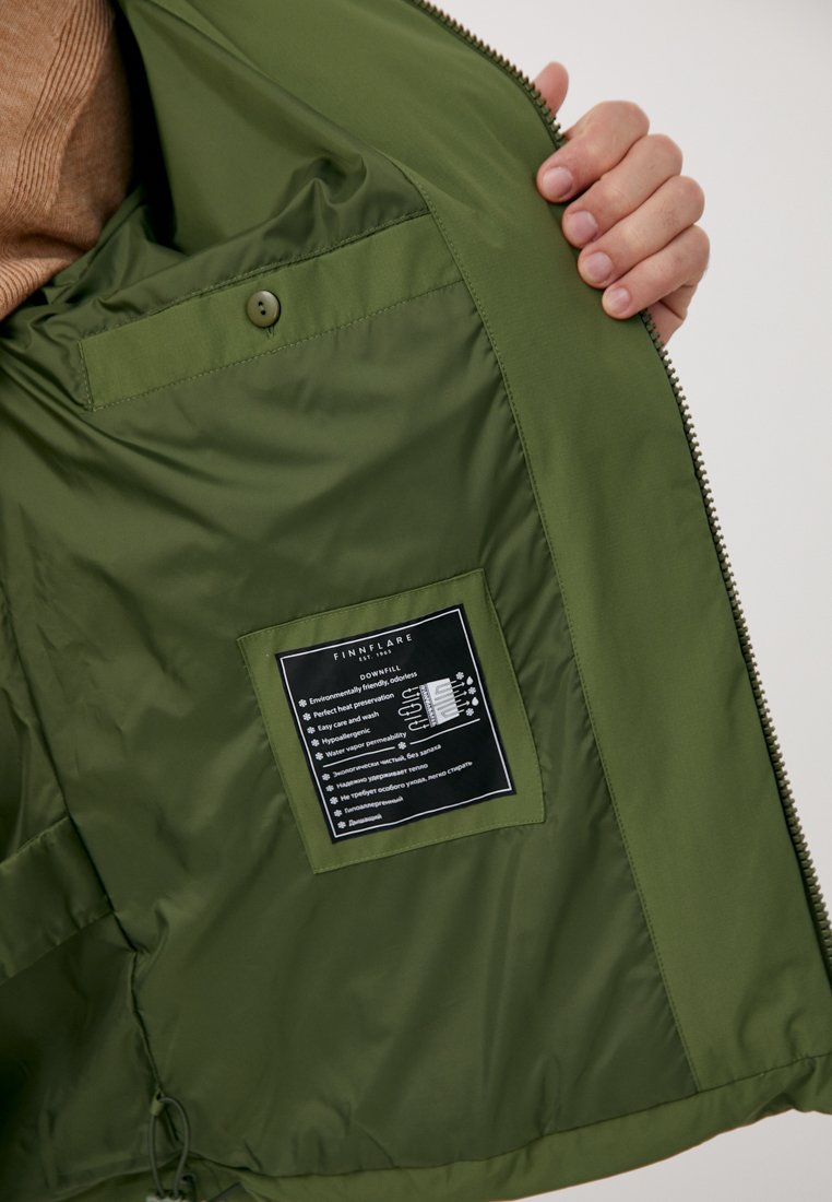 Куртка утепленная с капюшоном, Модель FAB21085, Фото №4