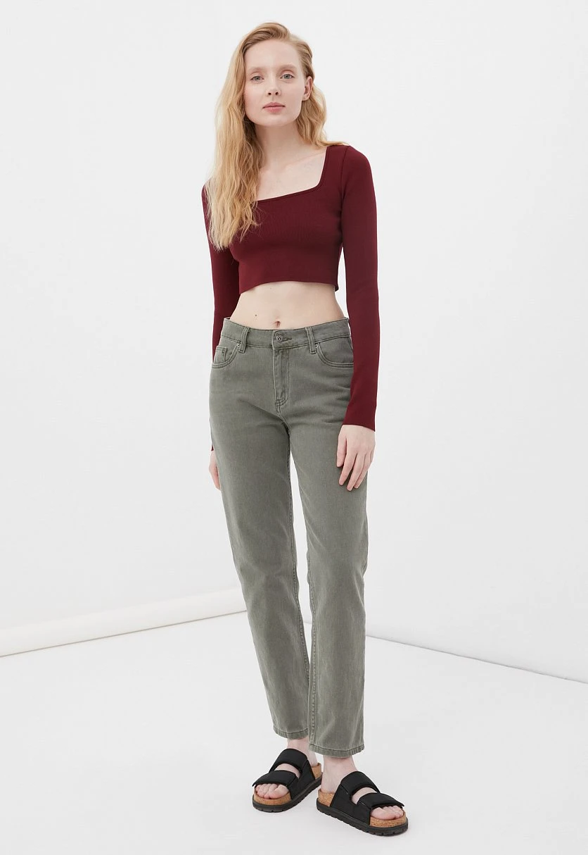 Джинсы straight fit женские, Модель FAB15006, Фото №1