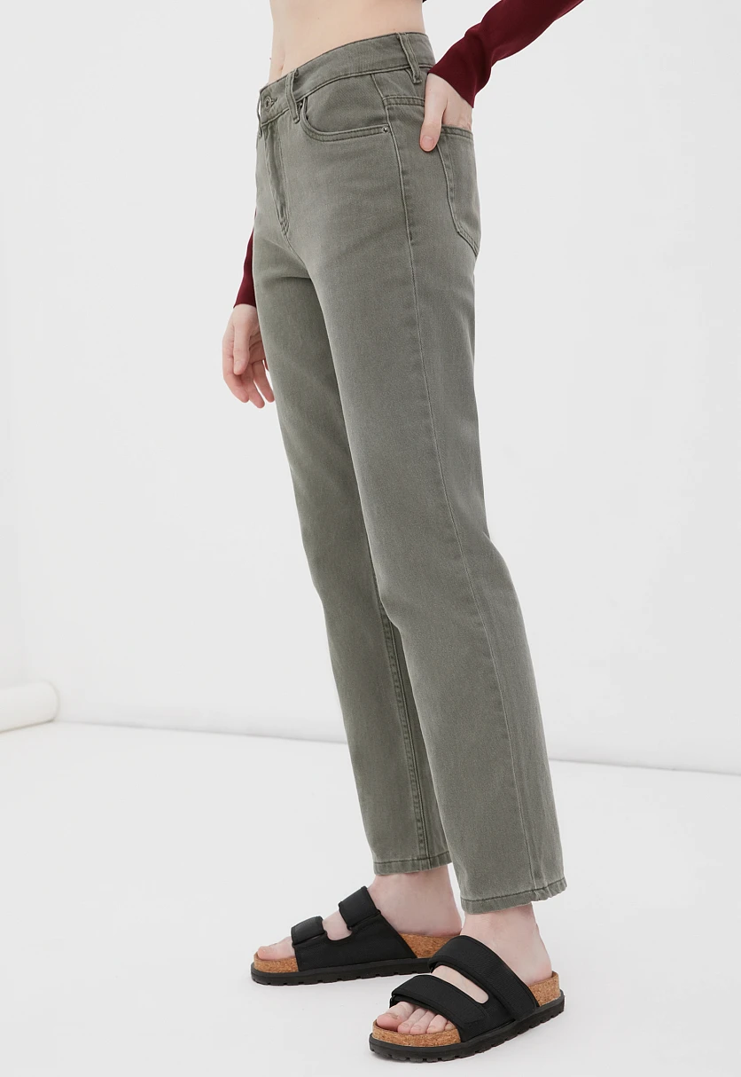 Джинсы straight fit женские, Модель FAB15006, Фото №3