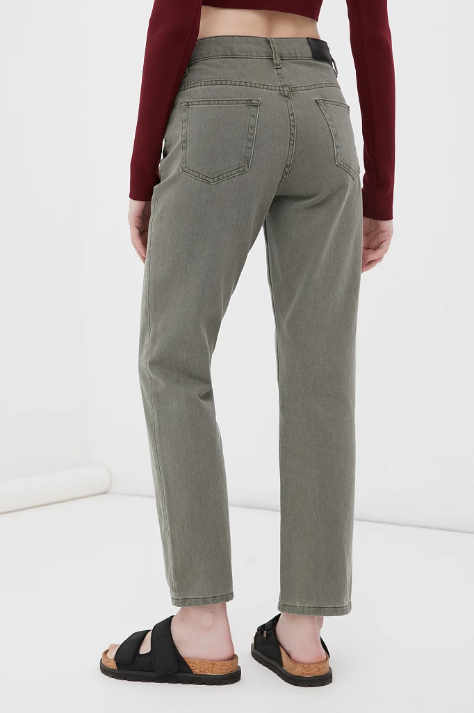 Джинсы straight fit женские, Модель FAB15006, Фото №4