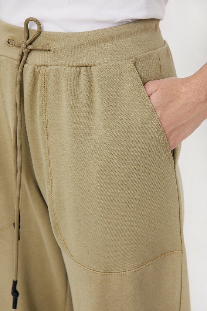 Женские брюки на резинке с манжетами по низу, Модель FAB110178, Фото №5