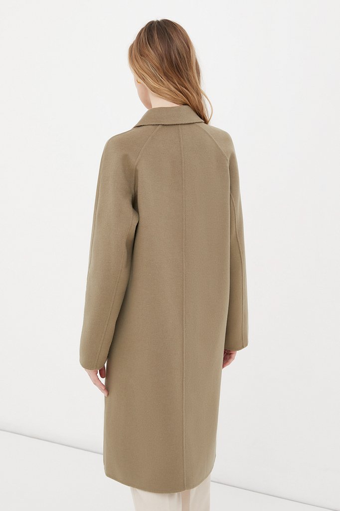Пальто из шерсти, Модель FAB110211, Фото №4