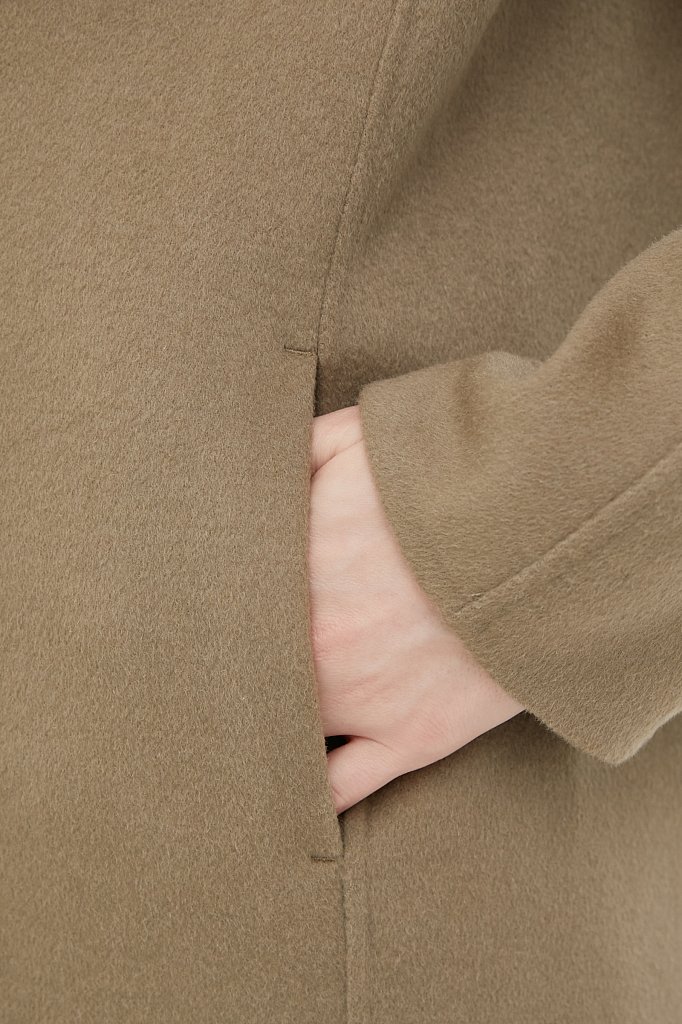 Пальто из шерсти, Модель FAB110211, Фото №6