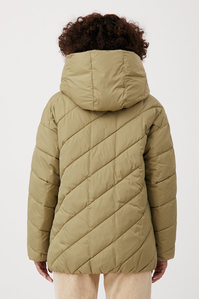 Утепленная женская куртка прямого силуэта, Модель FAB110223, Фото №5