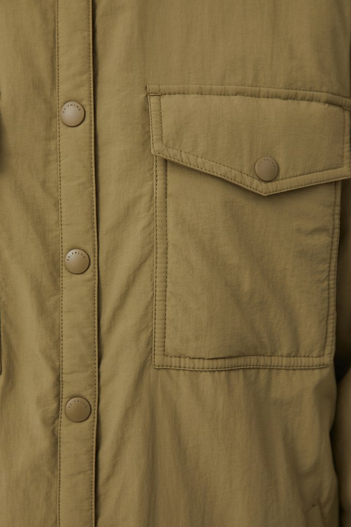 Куртка утепленная прямого силуэта, Модель FAB11064, Фото №6