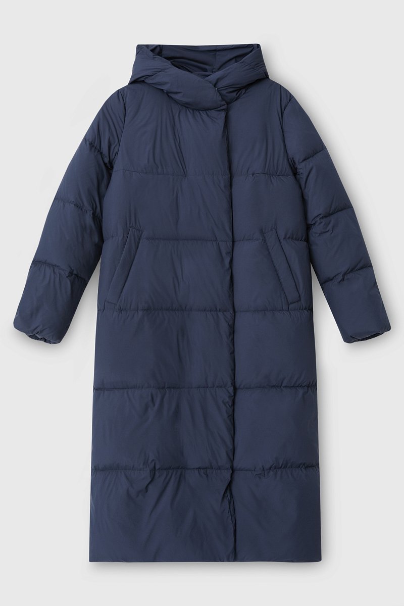 Пуховое пальто с капюшоном, Модель FAC110102, Фото №8