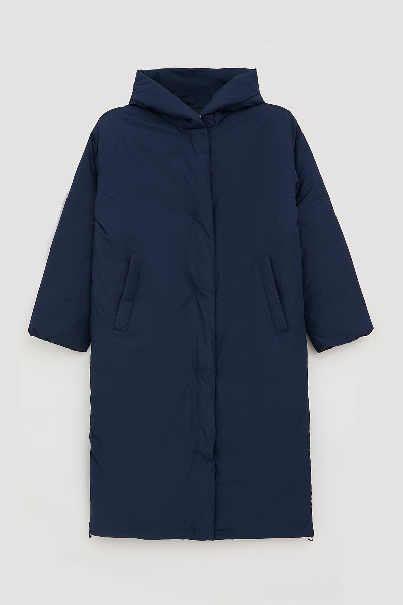 Утепленное пальто с капюшоном, Модель FAC11019, Фото №7