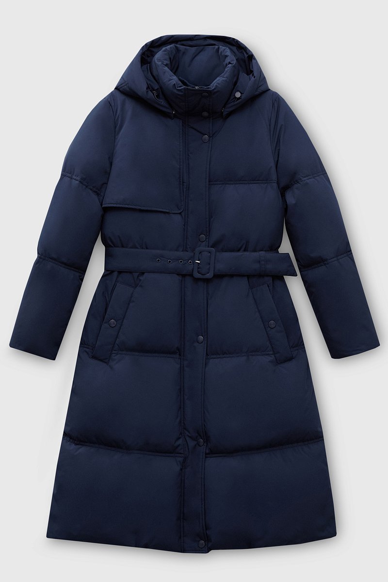Утепленное пальто с капюшоном, Модель FAC11027, Фото №9
