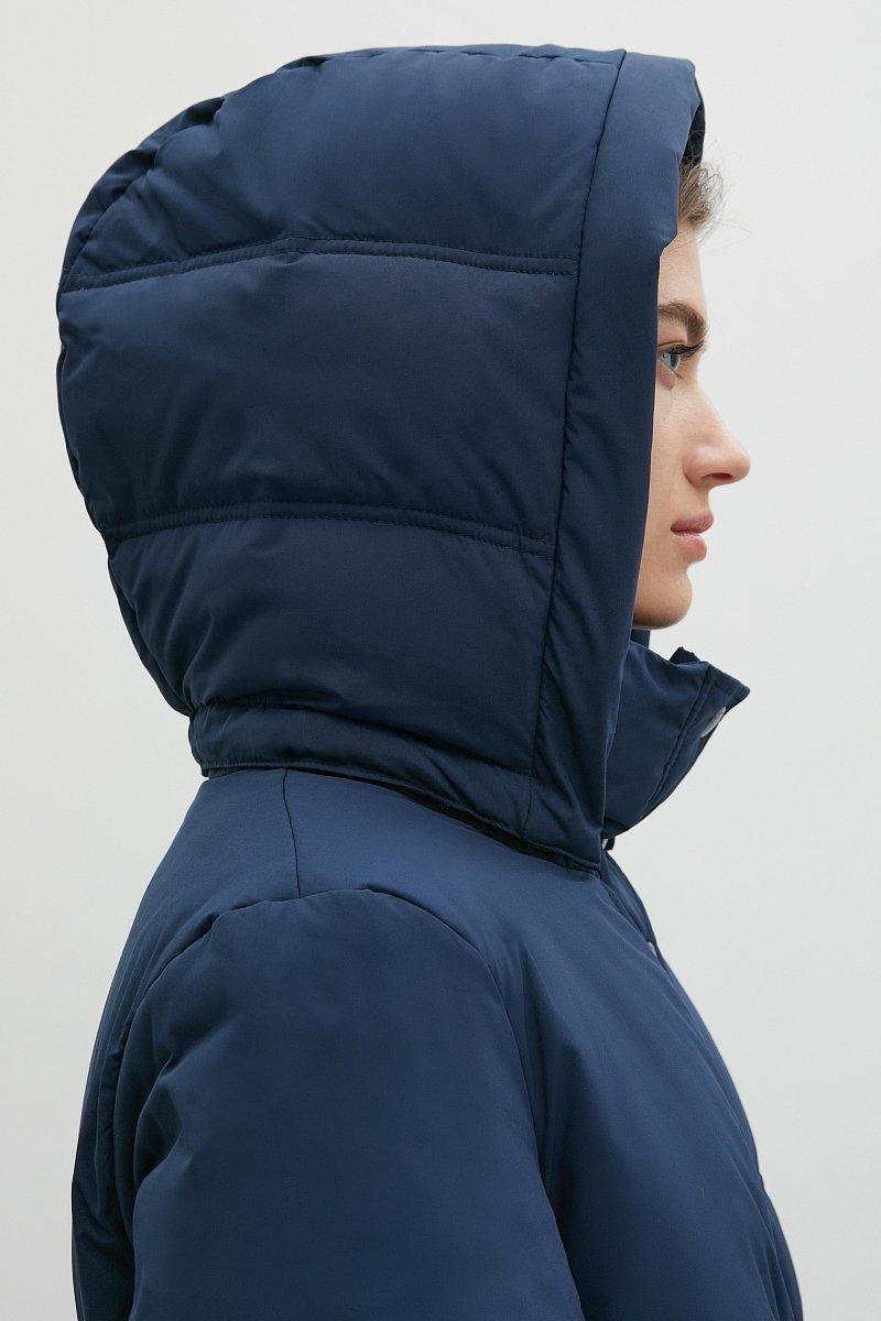 Утепленное пальто с капюшоном, Модель FAC11027, Фото №8