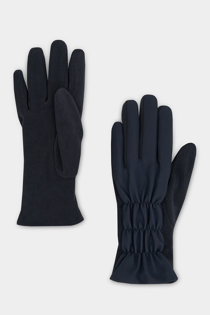 Текстильные женские перчатки, Модель FAC11317, Фото №1