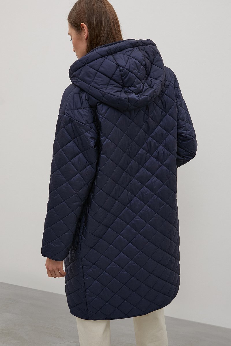 Стеганое утепленное пальто, Модель FAC12027, Фото №5