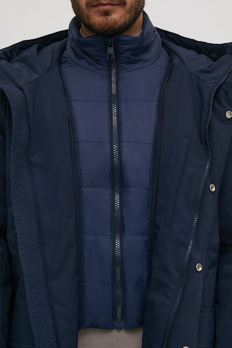 Утепленное пальто с капюшоном, Модель FAC21002, Фото №7