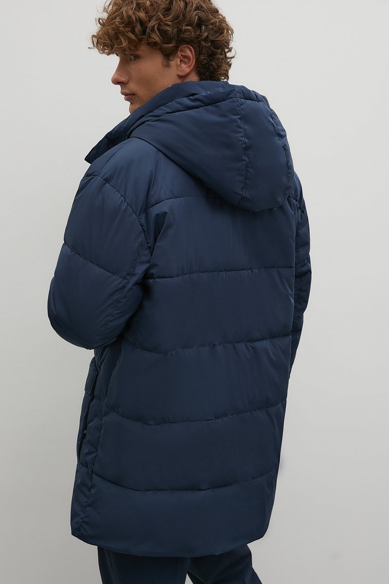 Утепленное пальто с капюшоном, Модель FAC21005, Фото №5