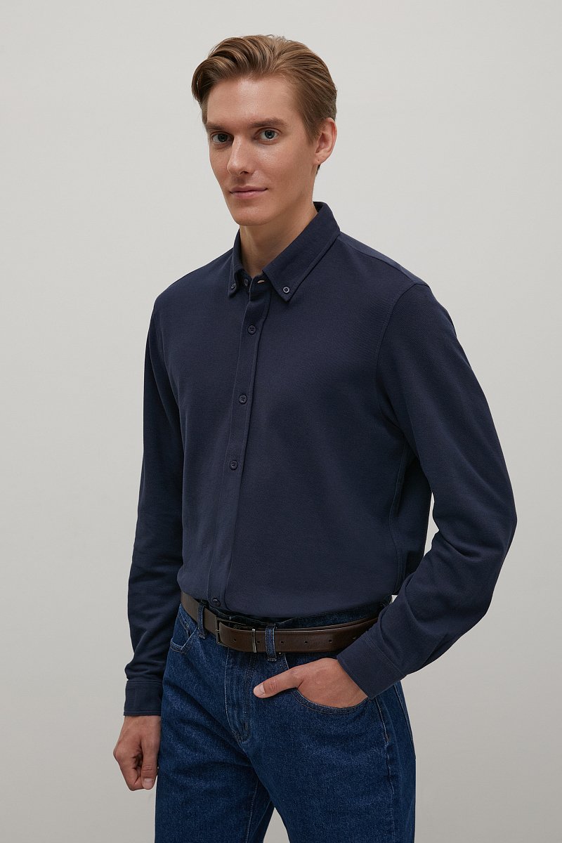 Рубашка с длинным рукавом, Модель FAC21014, Фото №4
