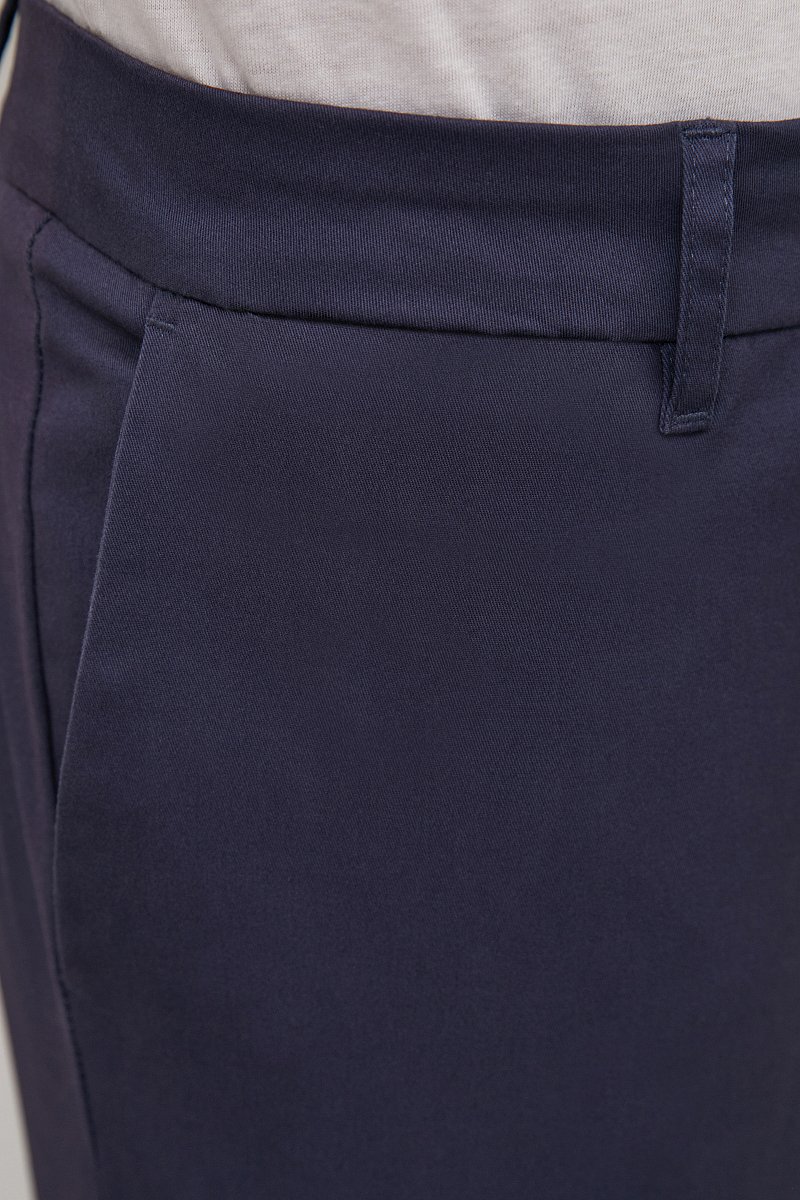 Хлопковые брюки прямого кроя, Модель FAC21033, Фото №5