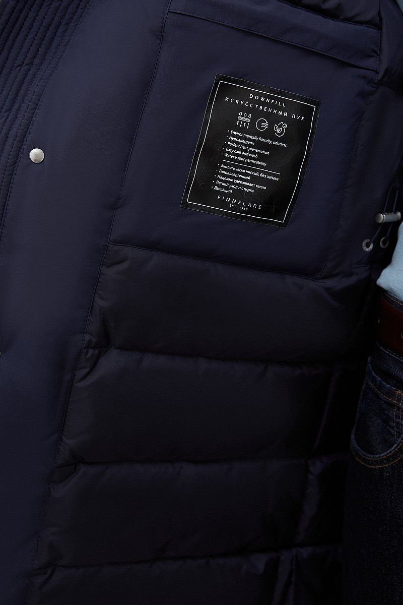 Утепленное пальто с капюшоном, Модель FAC22008, Фото №7