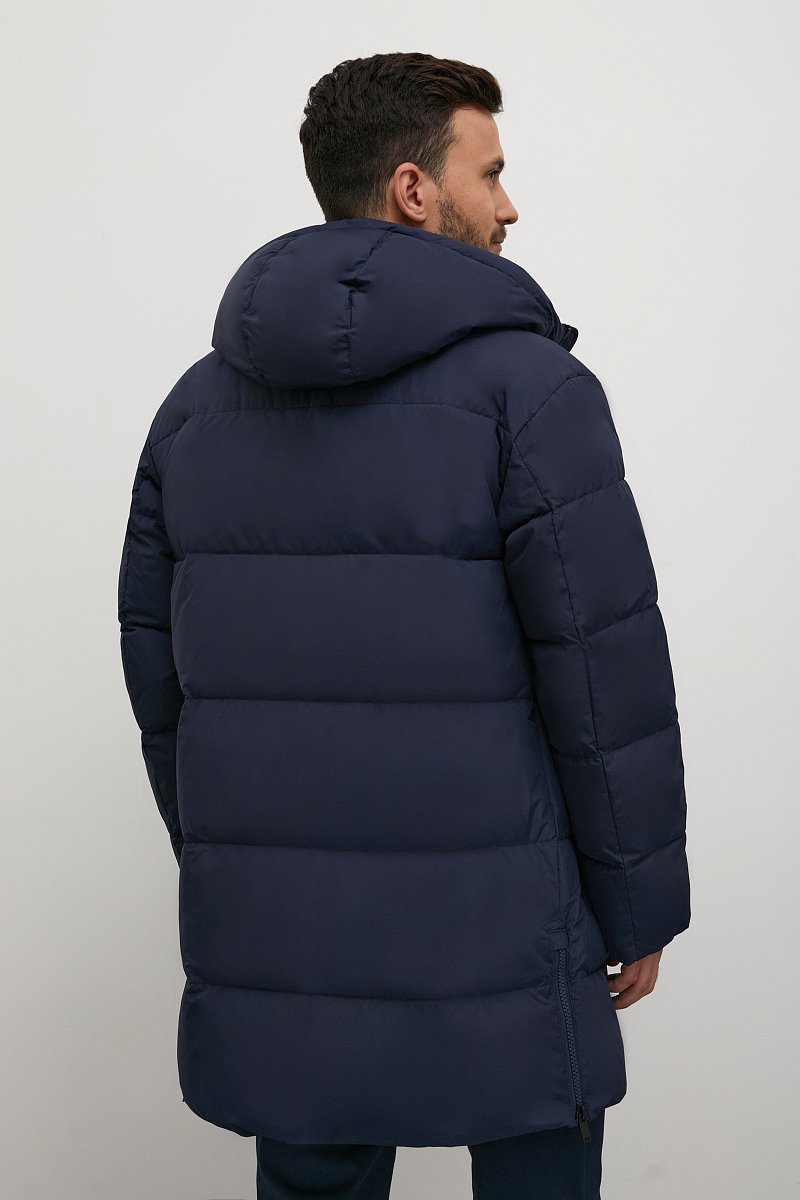Пуховое пальто с капюшоном, Модель FAC22014, Фото №5