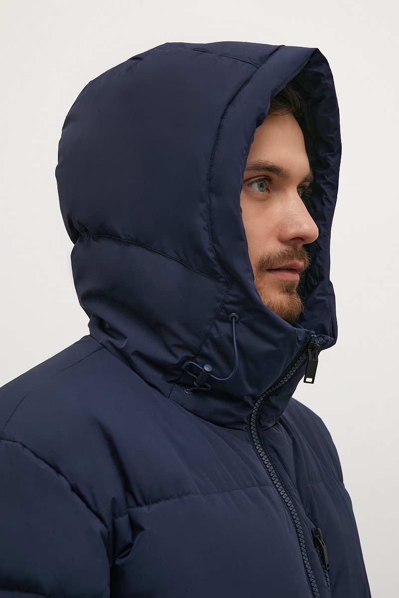 Пуховое пальто с капюшоном, Модель FAC22014, Фото №8