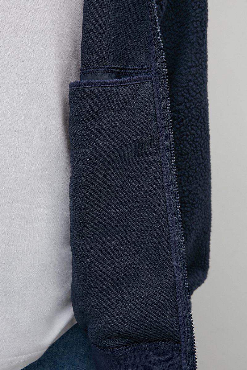 Флисовая толстовка с карманами, Модель FAC22018, Фото №6