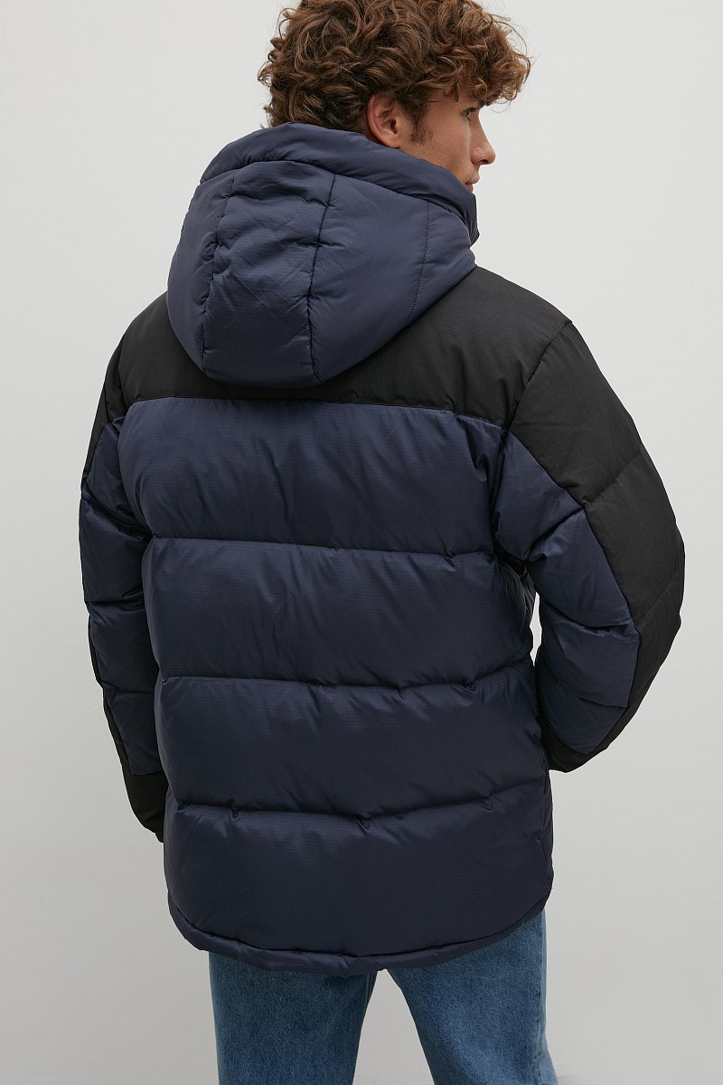 Hollister recycled fill mockneck puffer jacket outlet