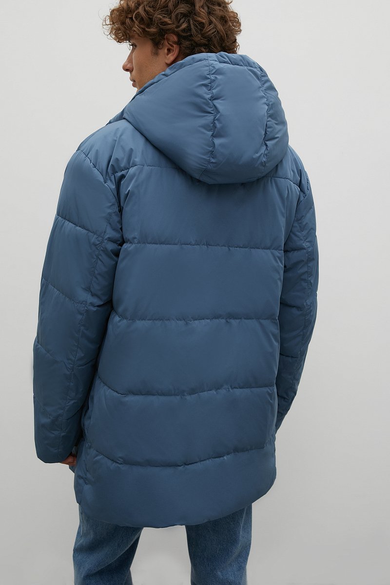 Утепленное пальто с капюшоном, Модель FAC21005, Фото №5