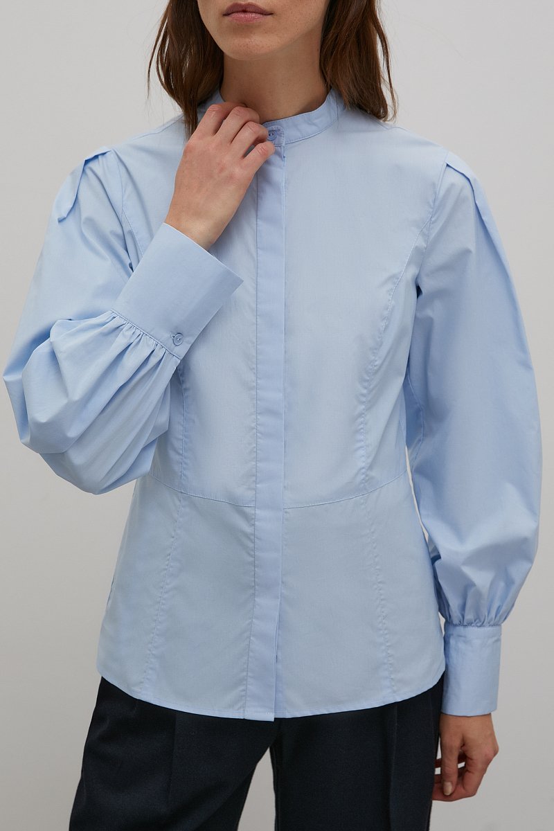 Рубашка с объемными рукавами, Модель FAC11069, Фото №3