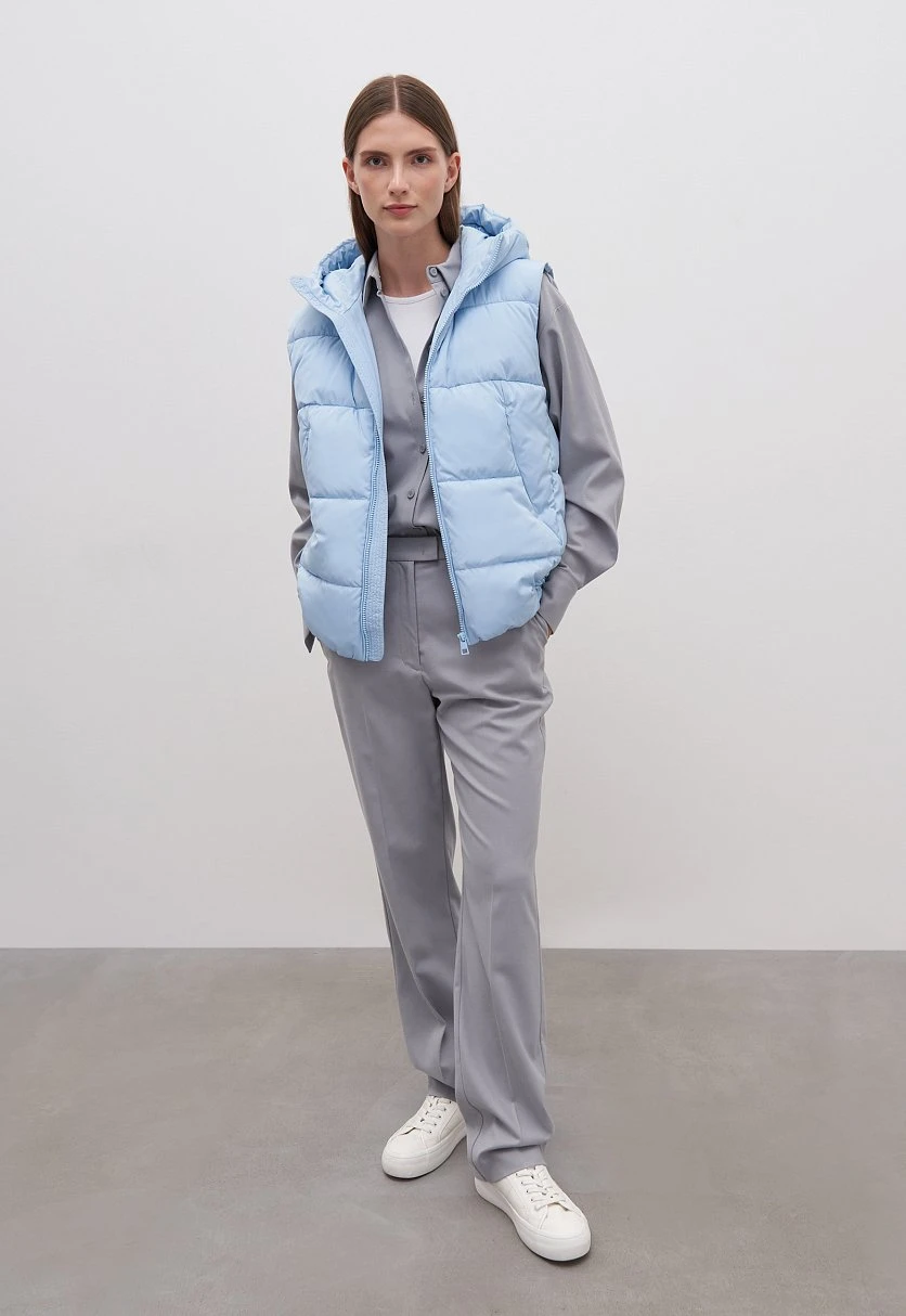 Утепленный жилет с капюшоном, Модель FAC13011, Фото №2