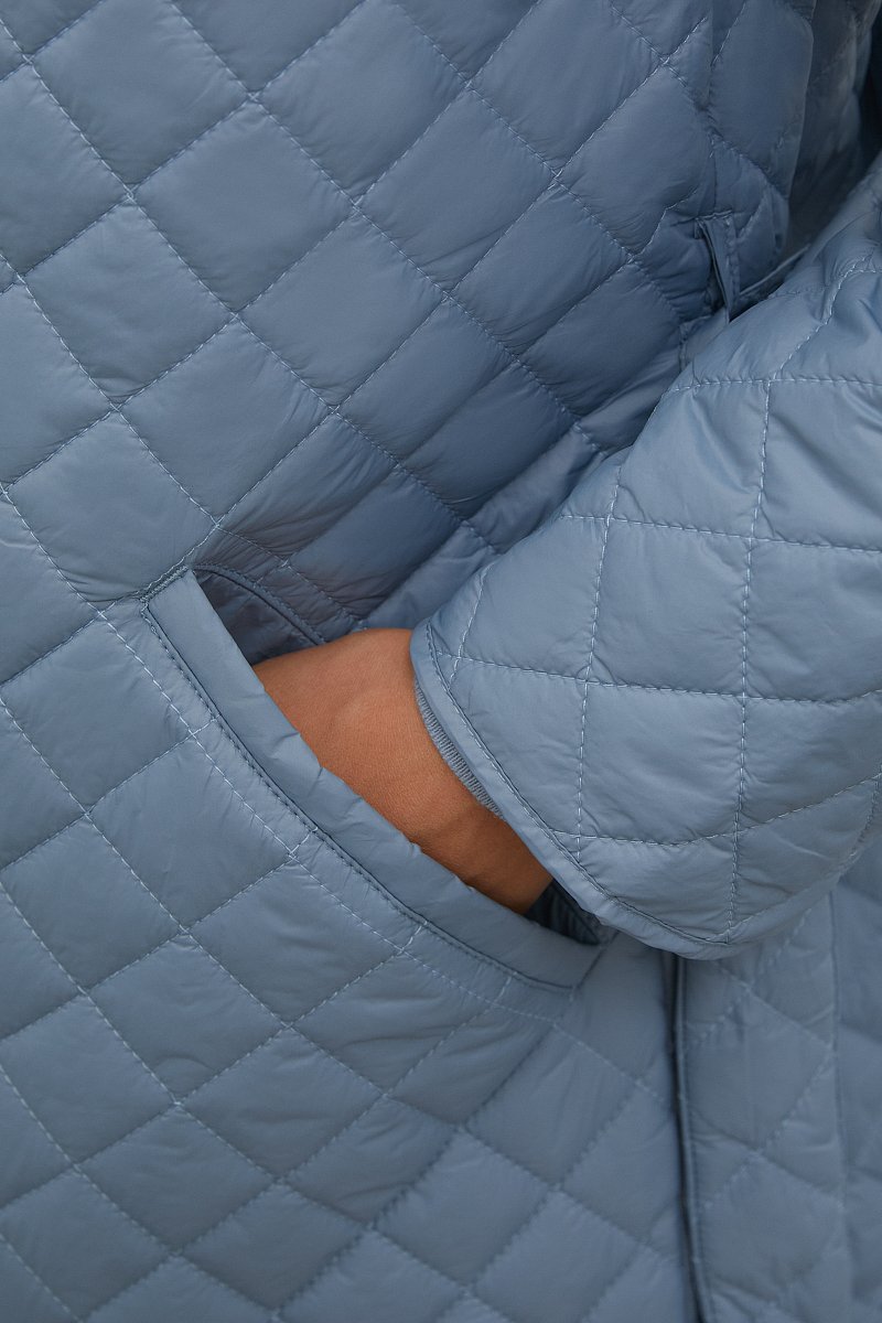 Стеганое утепленное пальто, Модель FAC11095, Фото №6