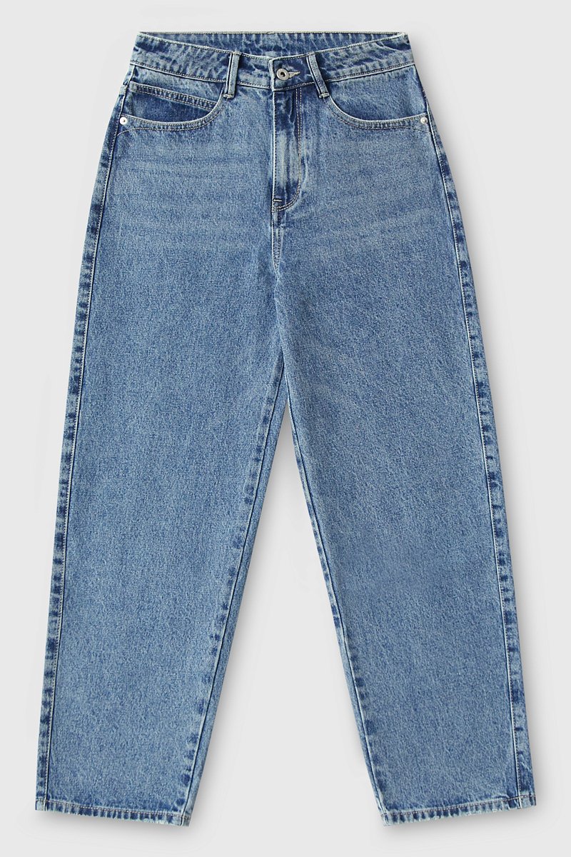 Укороченные джинсы straight fit, Модель FAC15005, Фото №8