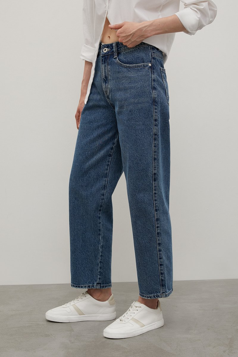 Укороченные джинсы straight fit, Модель FAC15005, Фото №5