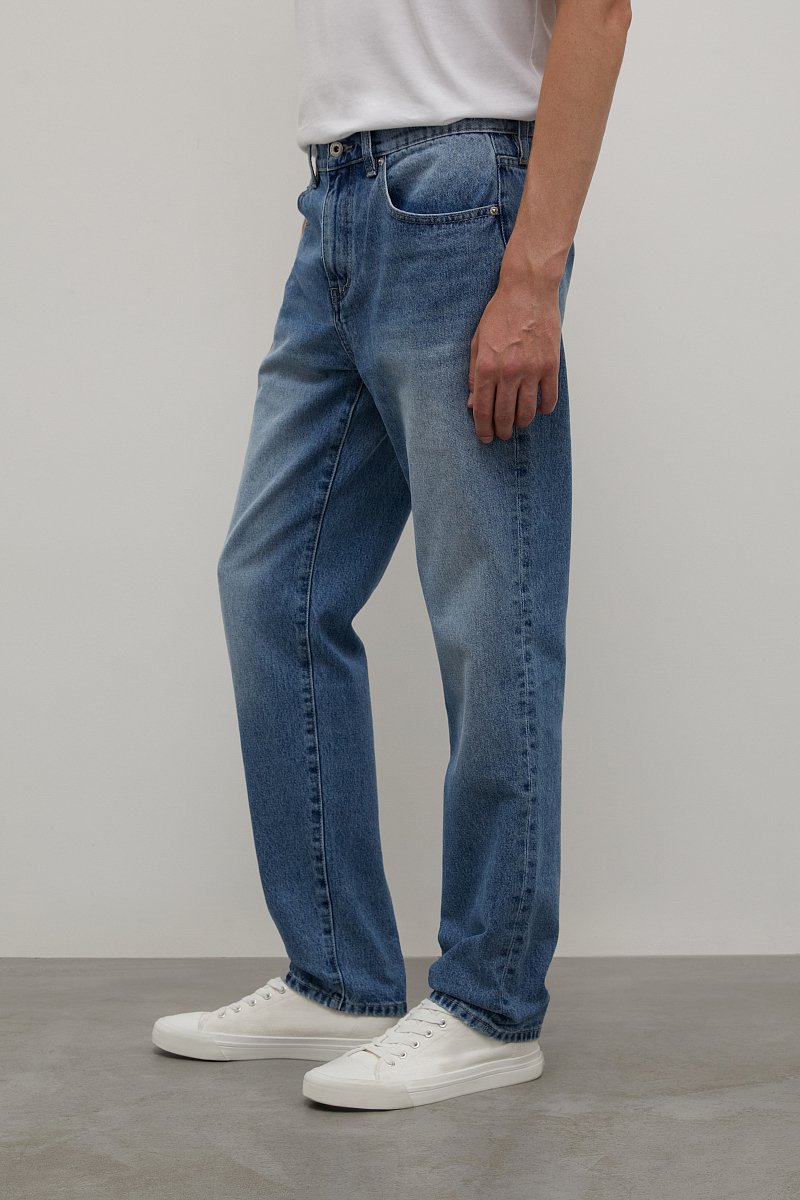 Джинсы мужские straight fit, Модель FAC25002, Фото №4