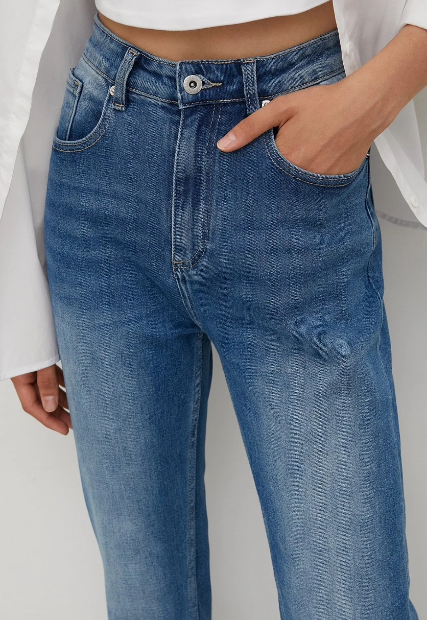 Джинсы straight fit женские, Модель FAC15002, Фото №4
