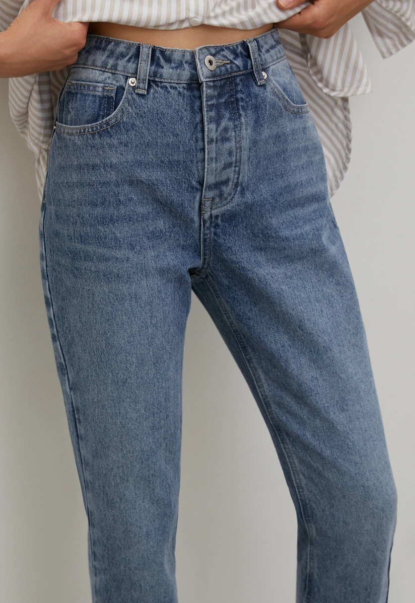 Джинсы straight fit женские, Модель FAC15011, Фото №4