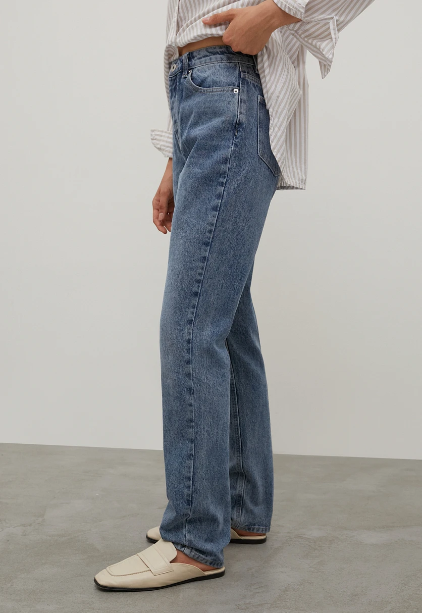 Джинсы straight fit женские, Модель FAC15011, Фото №5