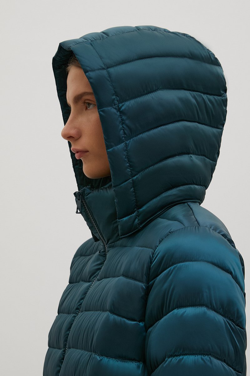 Утепленное пальто с капюшоном, Модель FAC11003, Фото №8