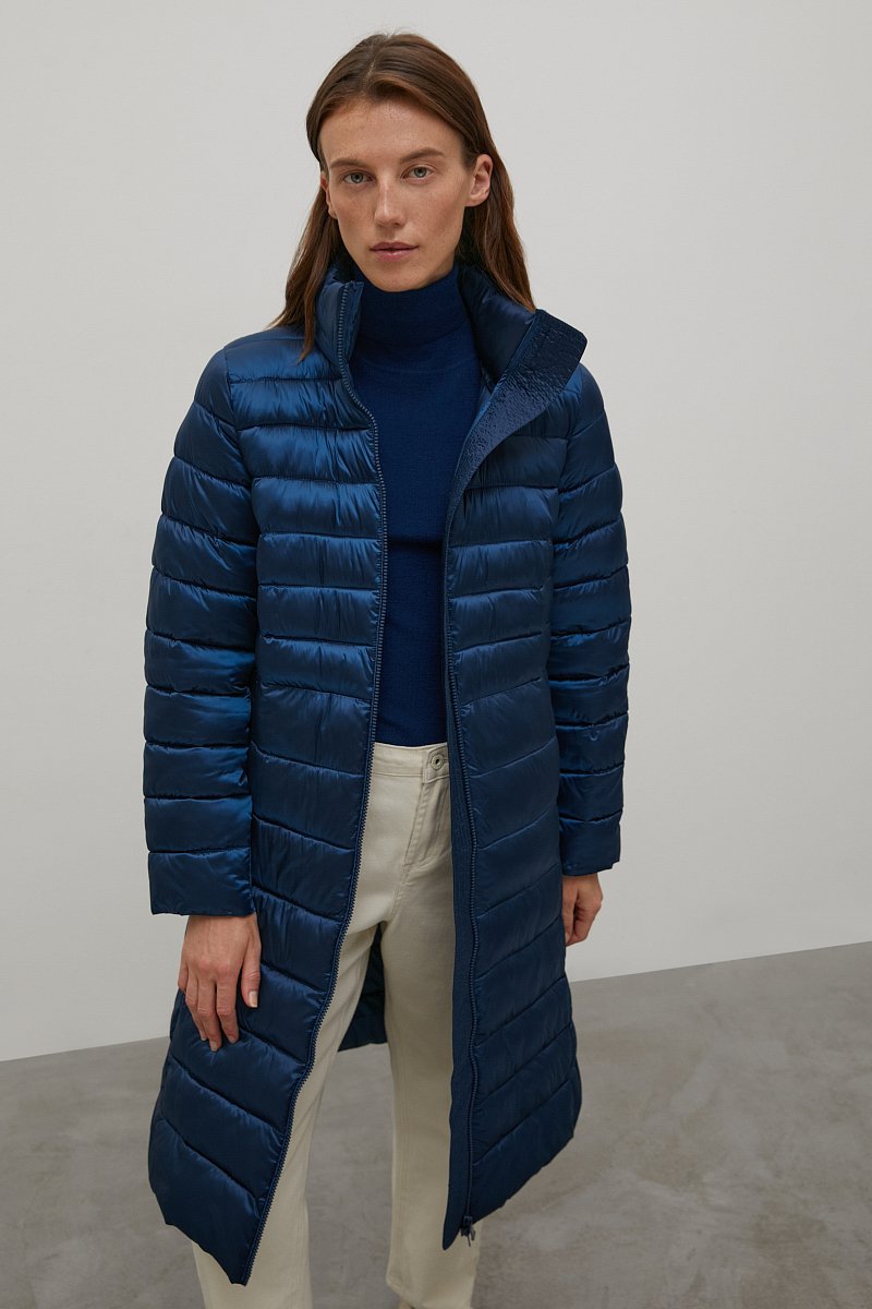 Утепленное пальто с капюшоном, Модель FAC11003, Фото №1
