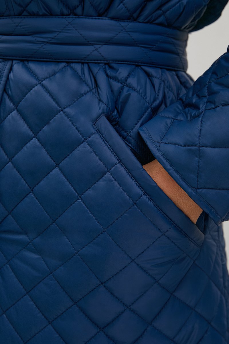 Стеганое утепленное пальто, Модель FAC11095B, Фото №6