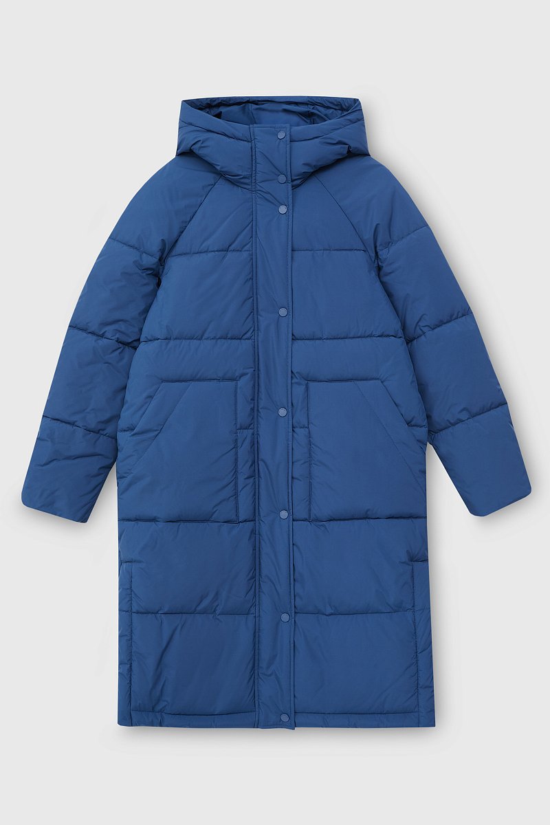 Утепленное пальто с капюшоном, Модель FAC12013, Фото №8
