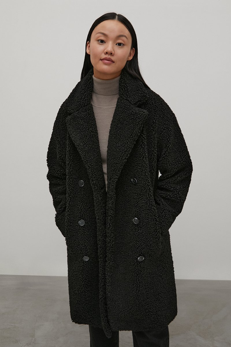 Пальто из искусственного меха, Модель FAC110119, Фото №1