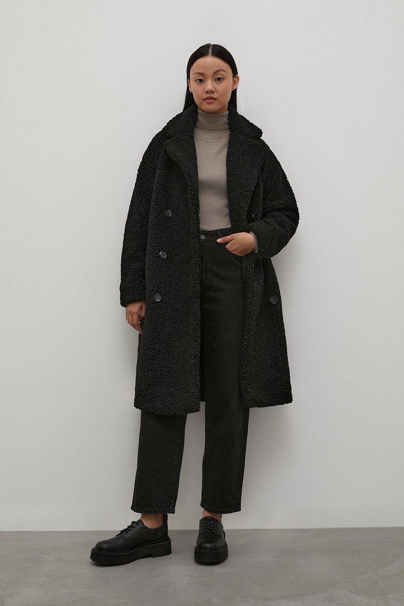 Пальто из искусственного меха, Модель FAC110119, Фото №2