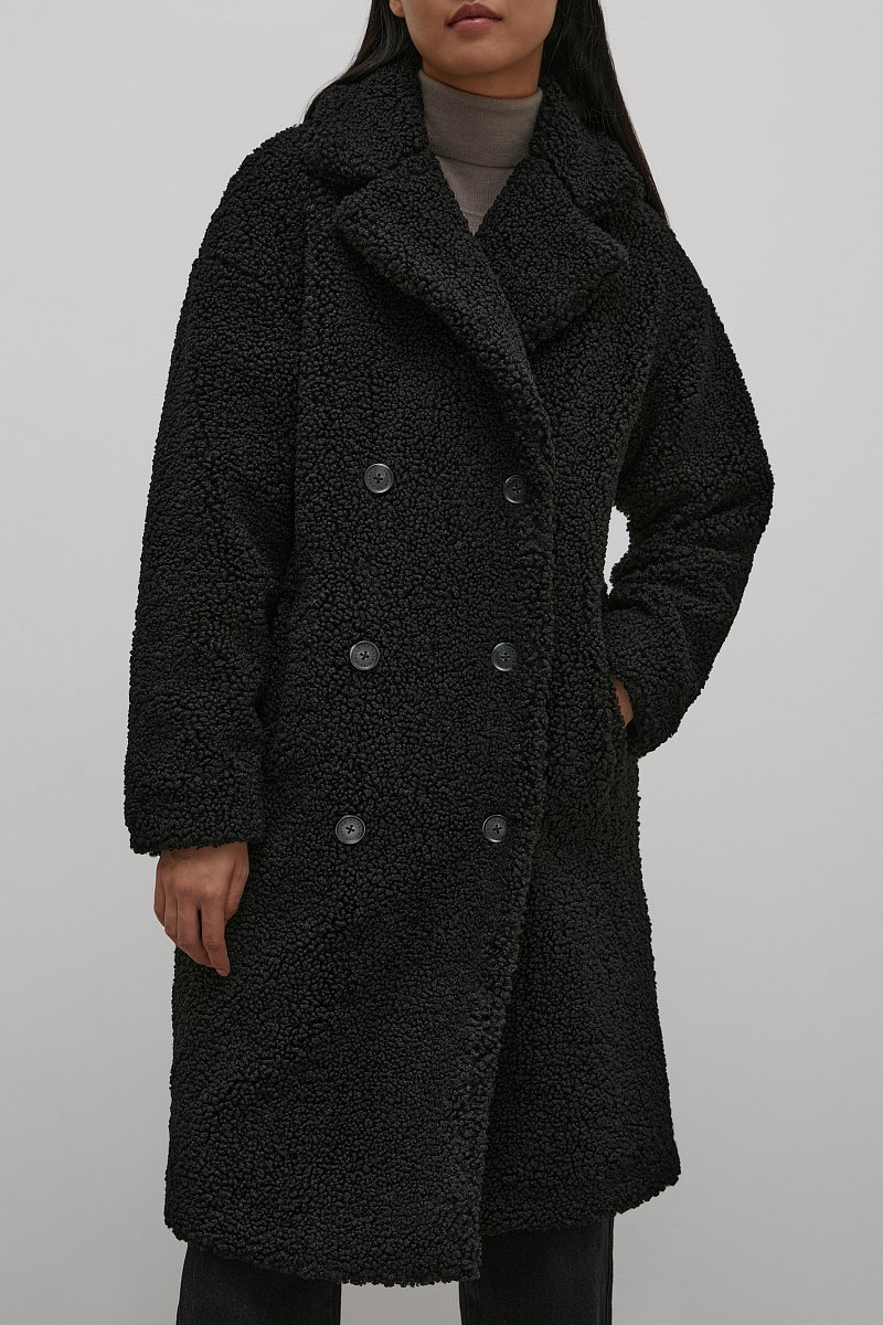 Пальто из искусственного меха, Модель FAC110119, Фото №3