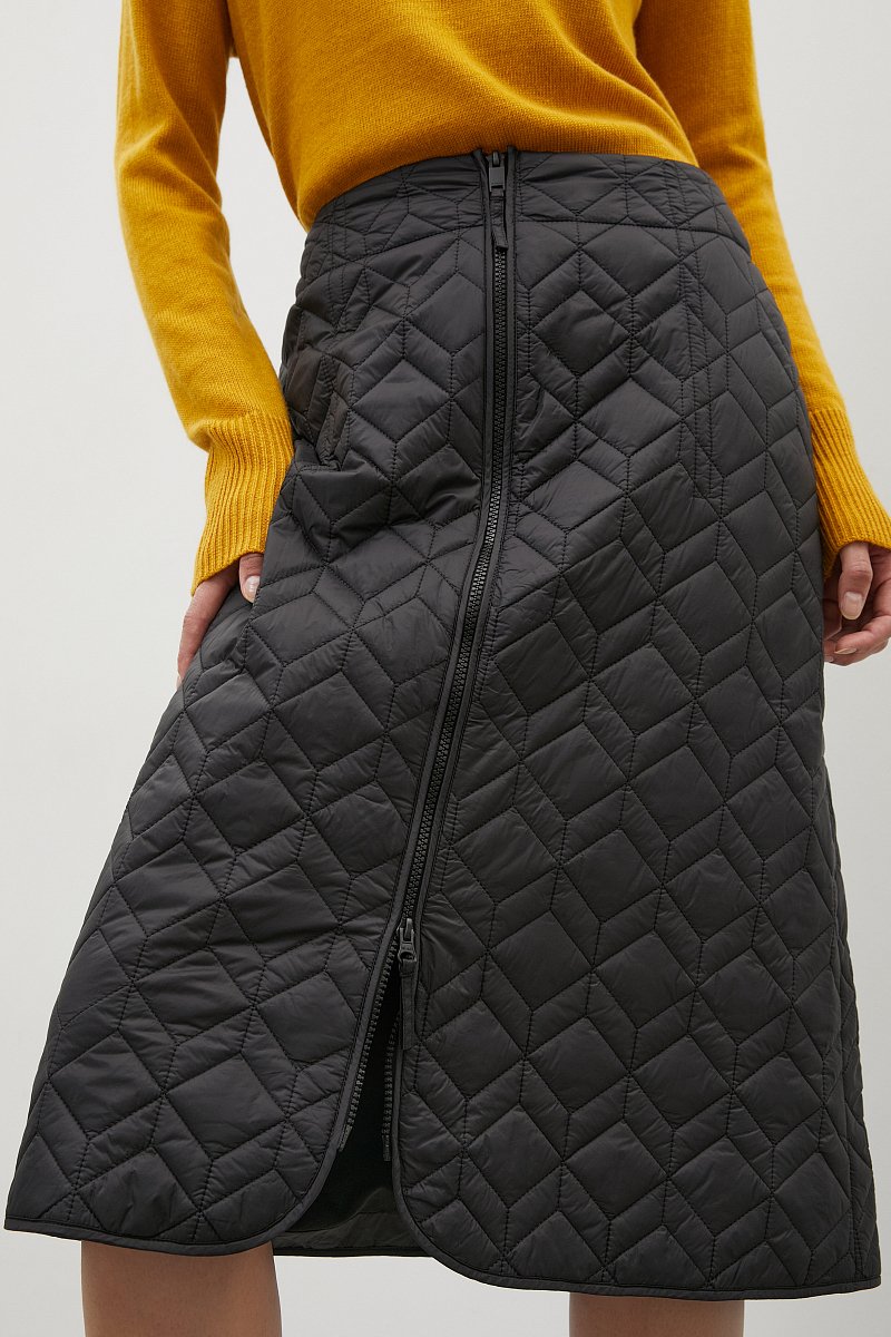 Стеганая юбка А-силуэта, Модель FAC110120, Фото №3