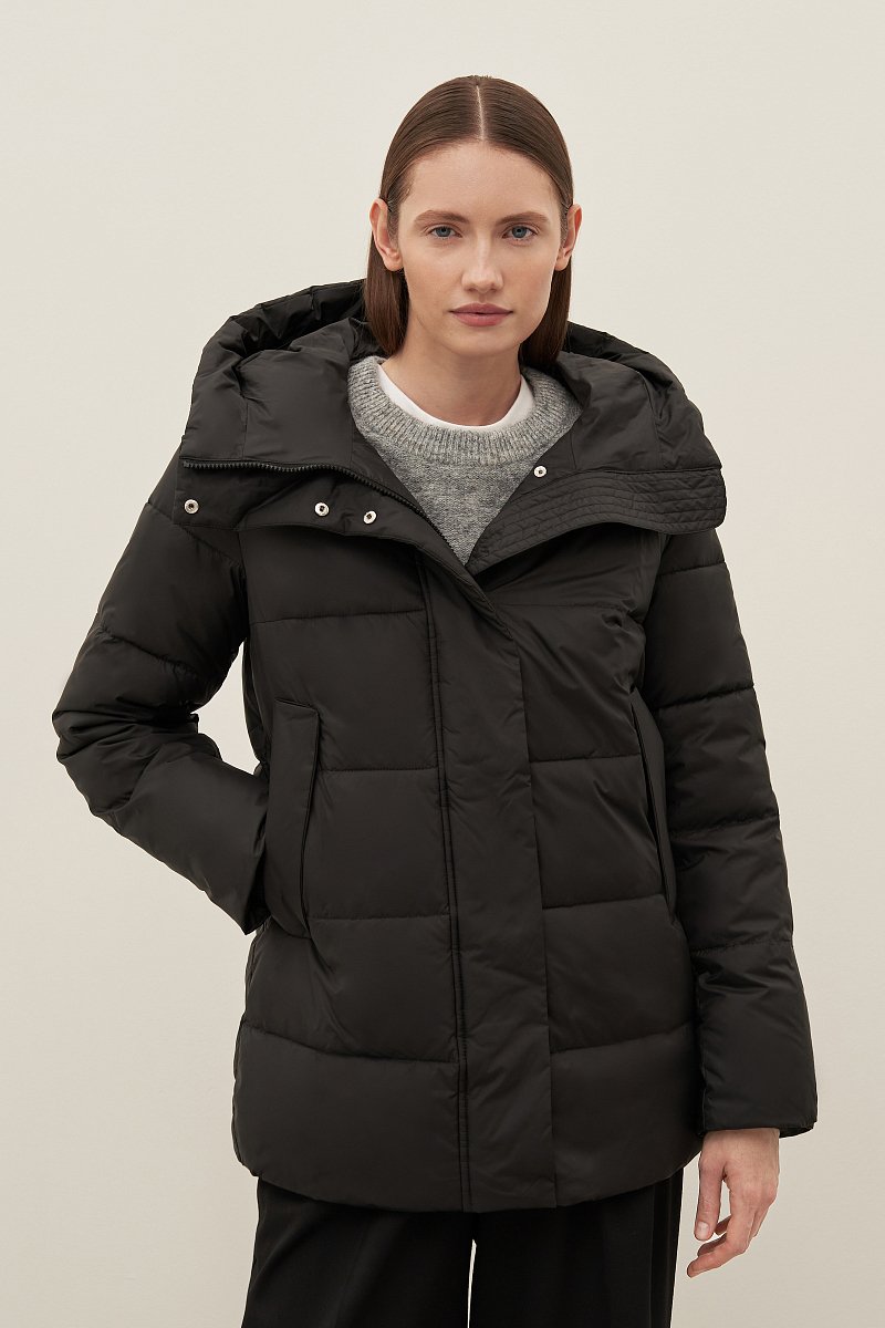 Утепленная куртка с капюшоном, Модель FAC11053, Фото №1